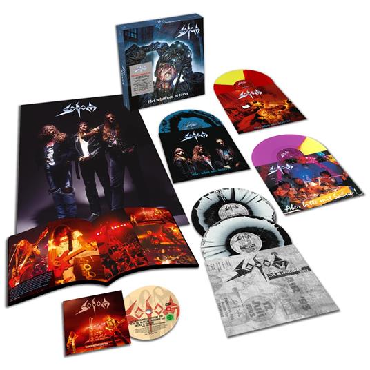 Get What You Deserve (Deluxe Edition: 5 LP + DVD) - Vinile LP + DVD di Sodom