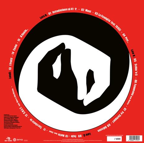 41° Parallelo (2 LP Coloured Splatter - Limited & Numbered Edition) - Vinile LP di La Famiglia - 3