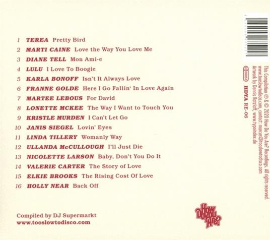 The Ladies of Too Slow to Disco vol.2 - CD Audio - 2