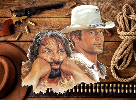 Bud Spencer & Terence Hill 3D Tin Sign Bud & Terence 45 x 45 cm - 2