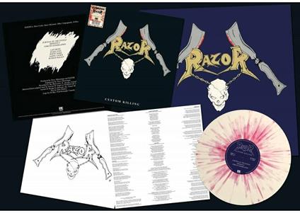 Custom Killing (Bone Red Splatter Vinyl) - Vinile LP di Razor