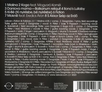 Fiction And Folklore - CD Audio di Lakvar