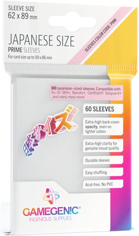 Prime Japanese Sized Sleeves White