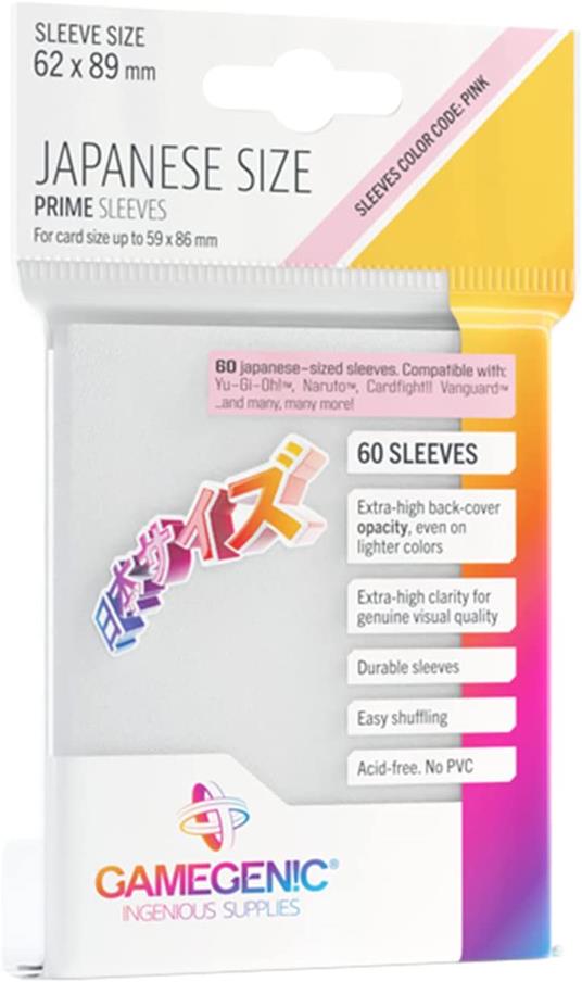 Prime Japanese Sized Sleeves White