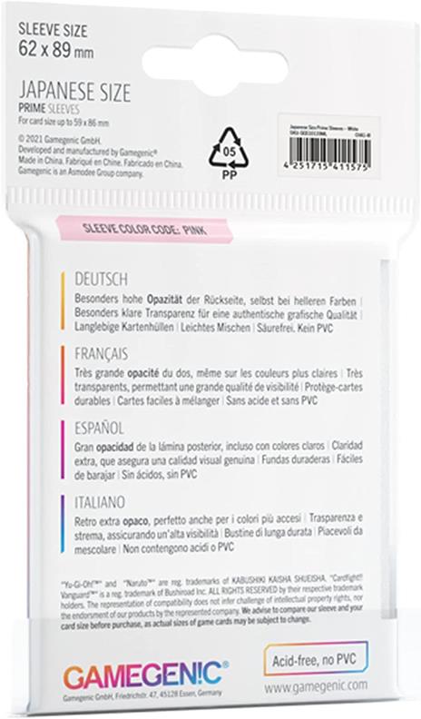 Prime Japanese Sized Sleeves White - 2