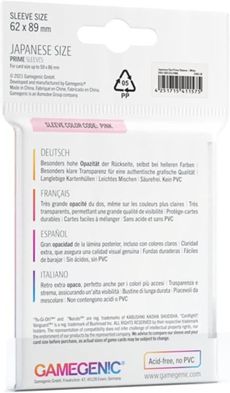 Prime Japanese Sized Sleeves White - 3