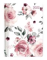 Agenda Settimanale Alpha Edition 2022, Ladytimer formato tascabile 10,7x15,2 cm, Rose, 192 pagine