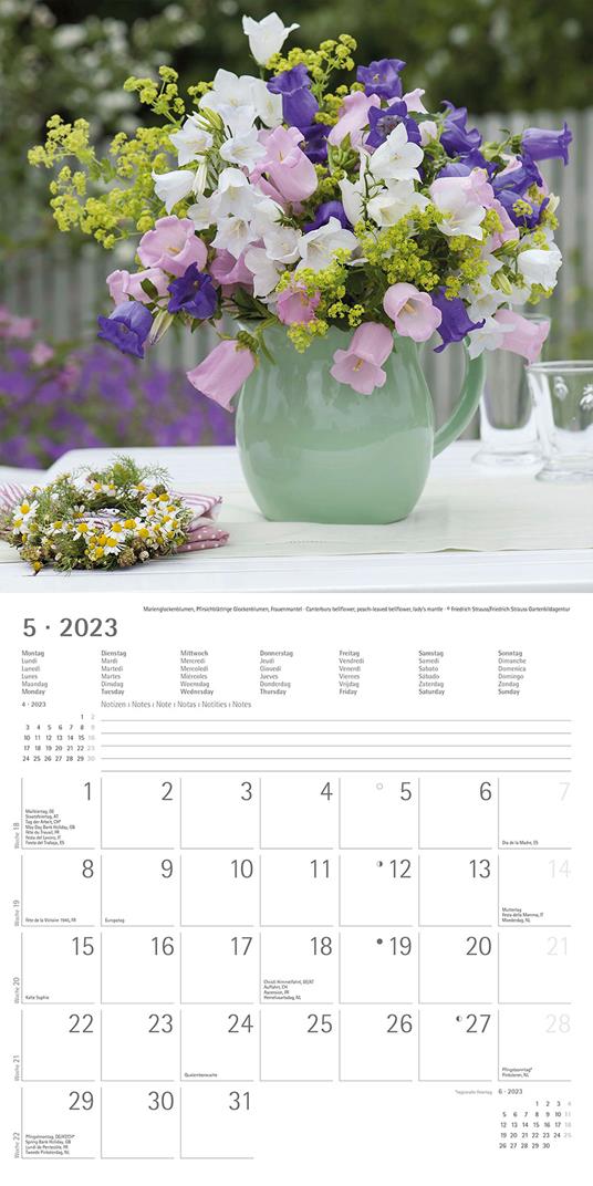 Calendario 2023 da muro Fiori, Alpha Edition, 12 mesi, 30x30 cm - 7
