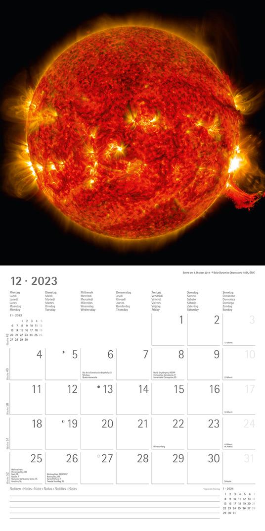 Calendario 2023 da muro Spazio, Alpha Edition, 12 mesi, 30x30 cm - 14