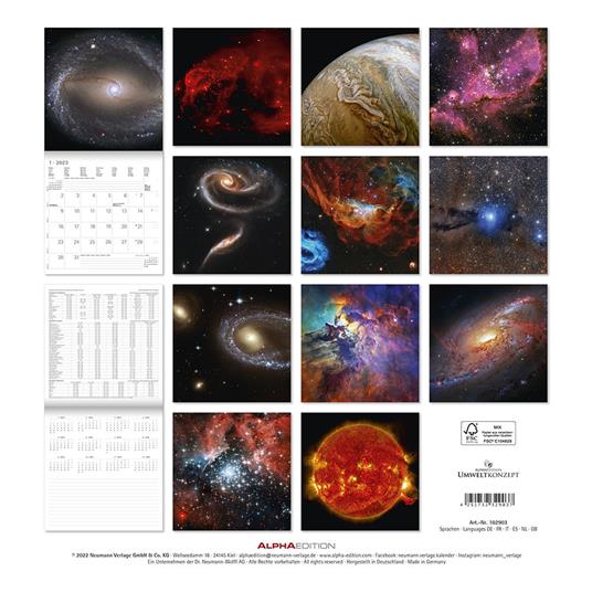 Calendario 2023 da muro Spazio, Alpha Edition, 12 mesi, 30x30 cm - 15