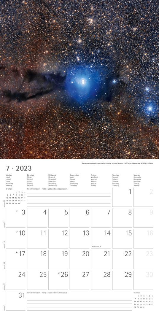 Calendario 2023 da muro Spazio, Alpha Edition, 12 mesi, 30x30 cm - 9