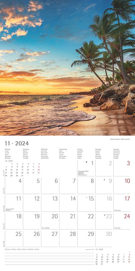 Alpha Edition - Calendario 2024 da muro Emotions, 12 mesi, 30x30 cm - 13