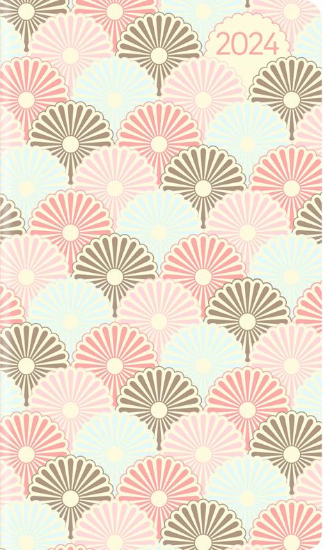 Alpha Edition - Agenda Settimanale Ladytimer Slim 2024, 9x15,6 cm, Pastel Harmony, 128 pagine