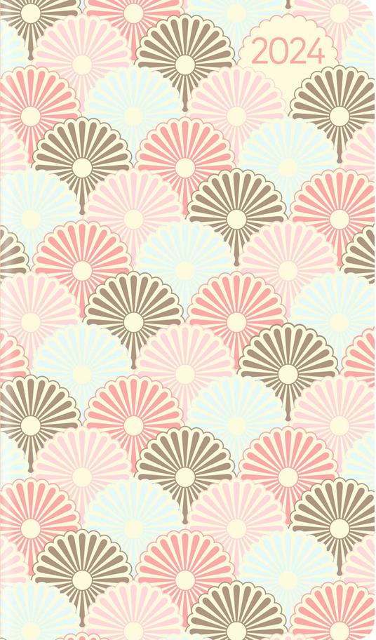 Alpha Edition - Agenda Settimanale Ladytimer Slim 2024, 9x15,6 cm, Pastel Harmony, 128 pagine