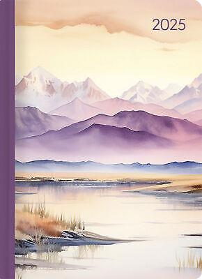Alpha Edition - Agenda Giornaliera Style Journal 2025, 10,7x15,2 cm, Aquarelle, 352 pagine