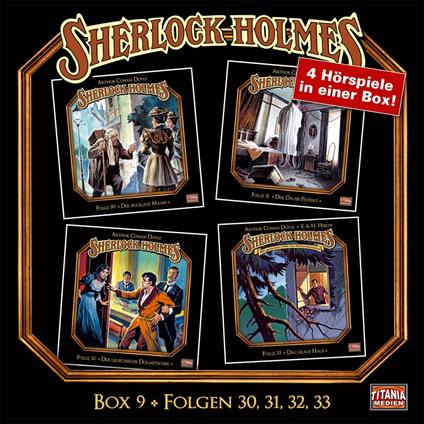 Sherlock Holmes - Die geheimen Fälle des Meisterdetektivs, Box 9: Folgen 30, 31, 32, 33