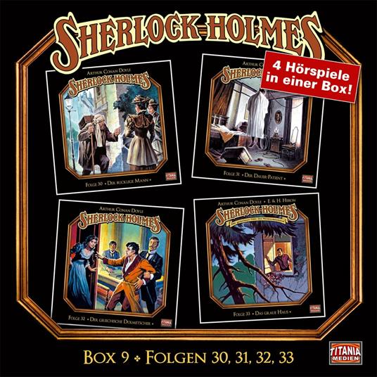 Sherlock Holmes - Die geheimen Fälle des Meisterdetektivs, Box 9: Folgen 30, 31, 32, 33
