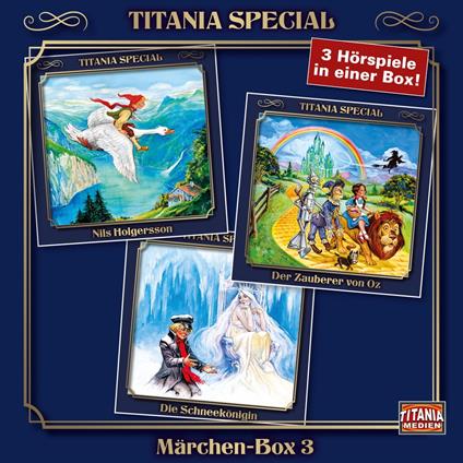 Titania Special, Märchenklassiker, Box 3: Nils Holgersson, Der Zauberer von Oz, Die Schneekönigin