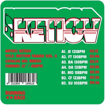 Rhythm Trainx Vol.4 - Vinile LP di Ketiov