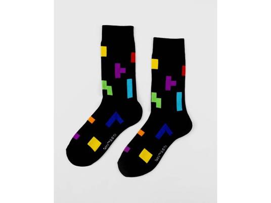 Tetris Tetriminos Pattern Calzini Accessori Itemlab