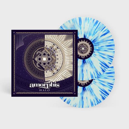 Halo (Clear-White-Blue Splatter Vinyl) - Vinile LP di Amorphis