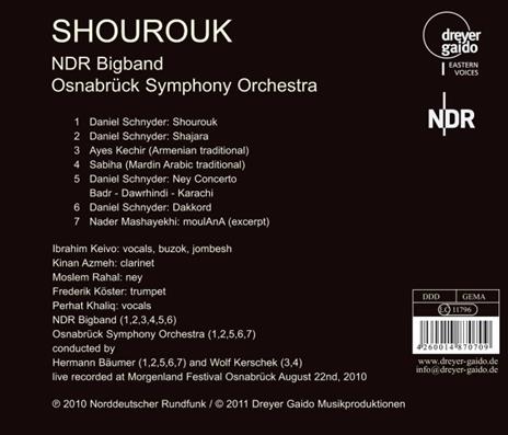 Shourouk - CD Audio - 2
