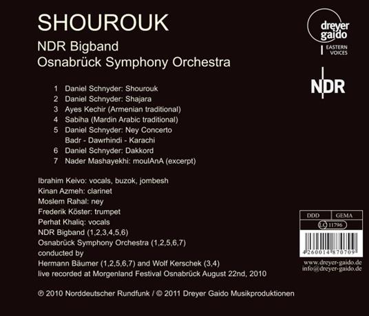 Shourouk - CD Audio - 2