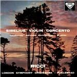 Concerto per violino / Serenata malinconica - Scherzo - Vinile LP di Jean Sibelius,Pyotr Ilyich Tchaikovsky,London Symphony Orchestra,Ruggiero Ricci,Oivin Fjelstad