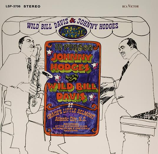 In Atlantic City - Vinile LP di Johnny Hodges,Wild Bill Davis