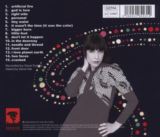 Artificial Fire - CD Audio di Eleni Mandell - 2