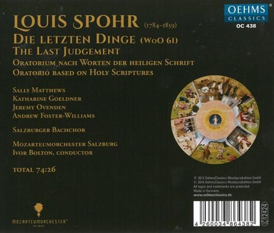 Die Letzten - CD Audio di Louis Spohr - 2