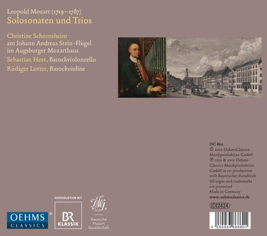 3 Piano Sonatas & Trios - CD Audio di Leopold Mozart - 2