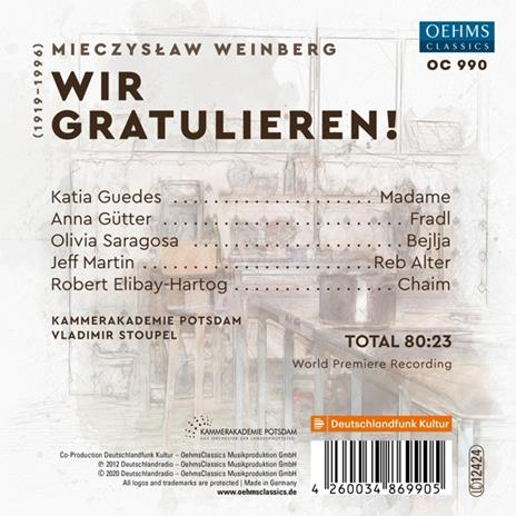Wir Gratulieren! - CD Audio di Mieczyslaw Weinberg - 2