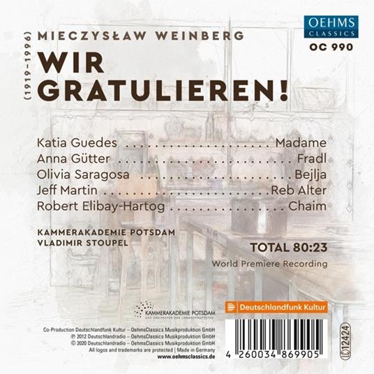 Wir Gratulieren! - CD Audio di Mieczyslaw Weinberg - 2