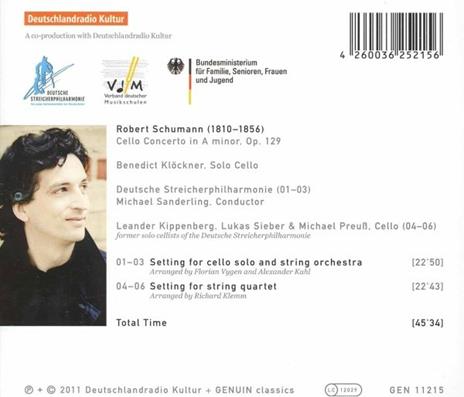 Concerto per Violoncello in La Minore Op.129 - CD Audio di Robert Schumann - 2
