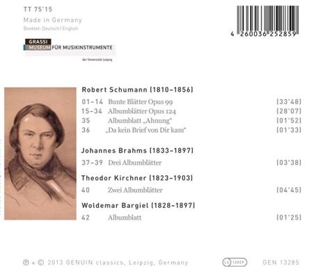 Bunte Blätter op.99 - Albumblätter op.124 - CD Audio di Robert Schumann - 2