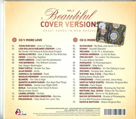 Beautiful Cover Versions. Great Songs in New Dresses vol.2 - CD Audio - 2