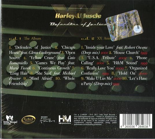 Defenders of Justice - CD Audio di Harley & Muscle - 2