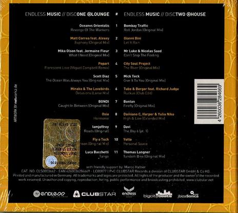 Endless Music Ibiza vol.2 - CD Audio - 2
