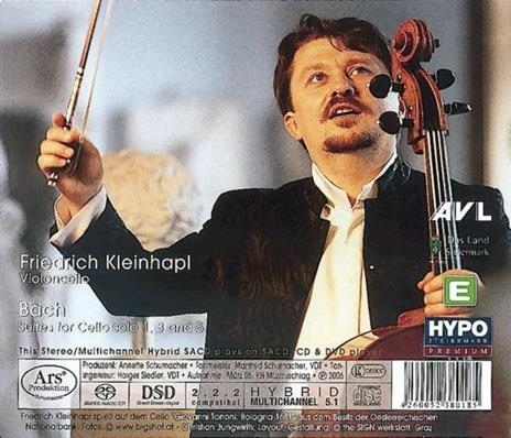 Suites Per Violoncello - SuperAudio CD di Johann Sebastian Bach - 2