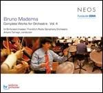 Musica orchestrale vol.4 - SuperAudio CD ibrido di Bruno Maderna,Radio Symphony Orchestra Francoforte,Arturo Tamayo