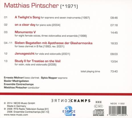 Solo & Ensemble Works - CD Audio di Matthias Pintscher - 2