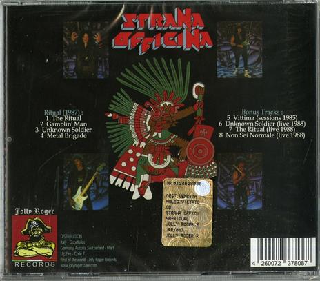 Ritual - CD Audio di Strana Officina - 2