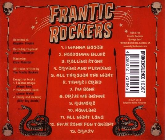 Savage Beat - CD Audio di Frantic Rockers - 2