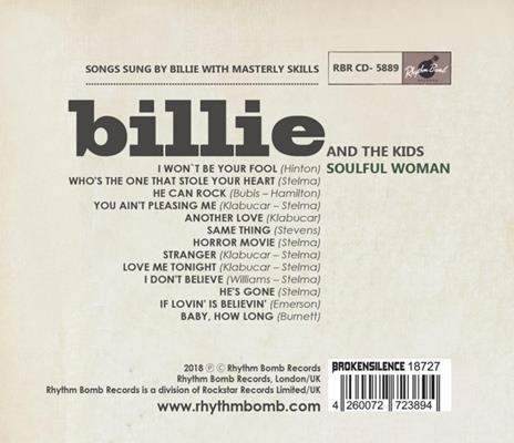 Soulful Woman - CD Audio di Billie & The Kids - 2