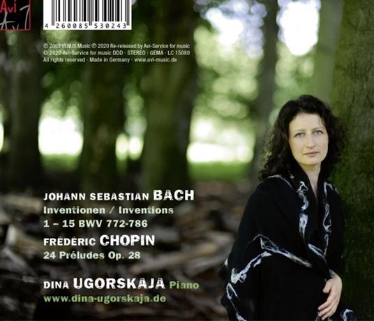 Bach - Chopin - CD Audio di Johann Sebastian Bach,Frederic Chopin,Dina Ugorskaja - 2