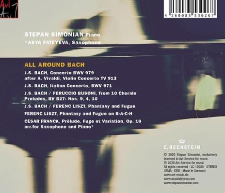 All Around Bach - CD Audio di Johann Sebastian Bach,Stepan Simonian - 2