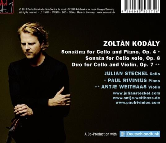 Kodaly (Digipack) - CD Audio di Julian Steckel - 2