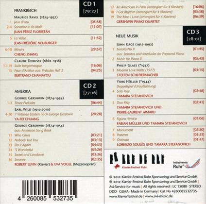 Ruhr Piano Festival Edition - CD Audio