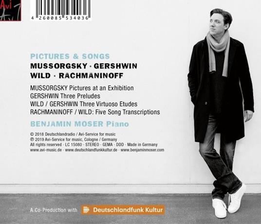 Mussorgsky - Gershwin - Wild - CD Audio di Benjamin Moser - 2